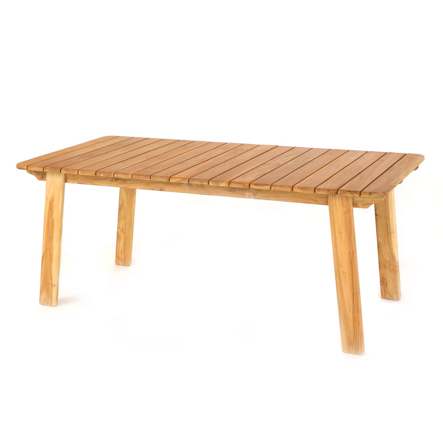Venture Design Rektangulær Marion Havebord - Natur Teaktræ (180X90) Havemøbler
