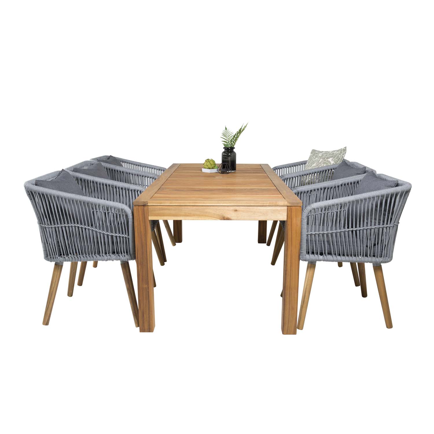 Venture Design Rektangulær Peter Havebord - Natur Akacietræ (200X90)