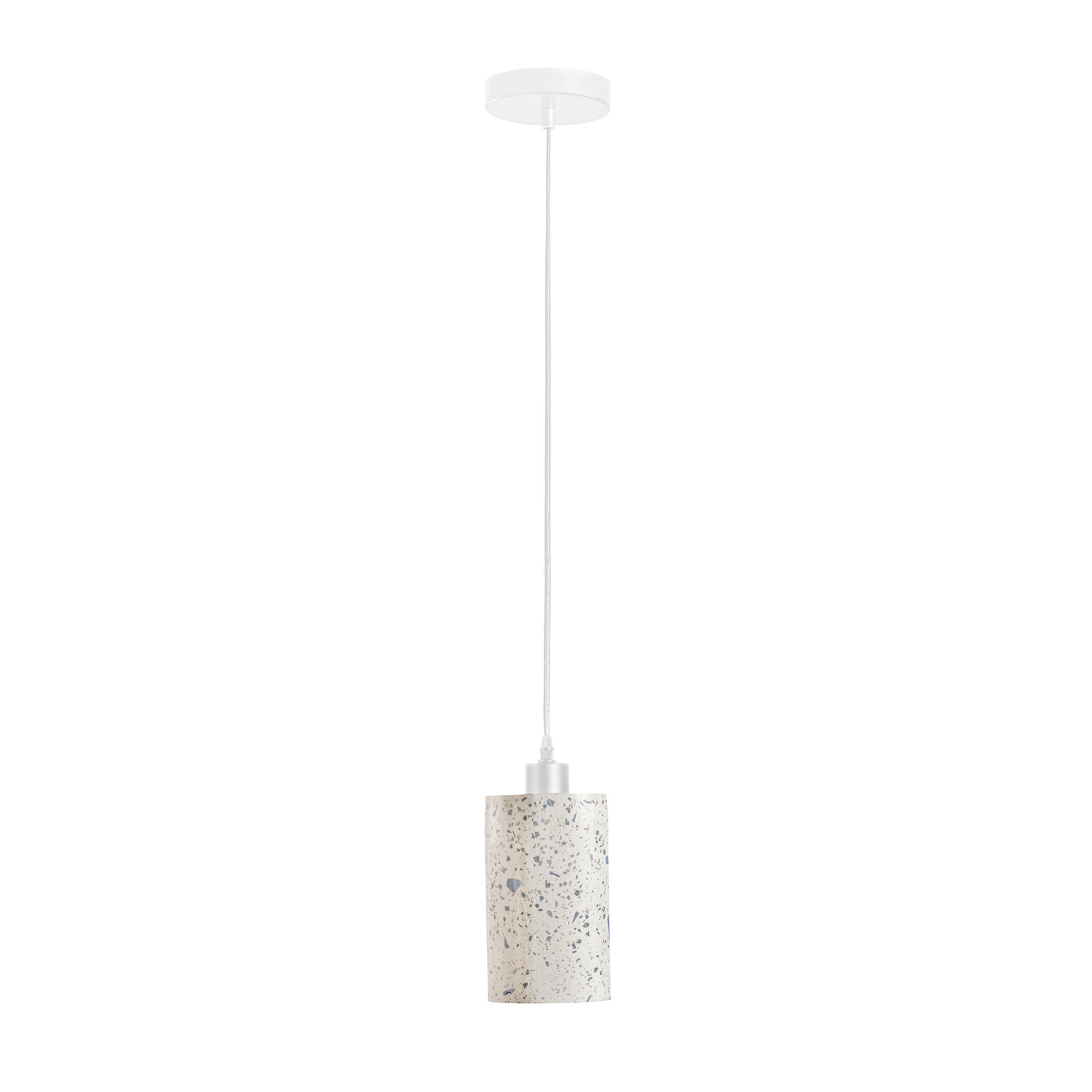Laforma Analia Rund Loftslampe - Cement M. Terrazzo Finish (Ø 12) Belysning