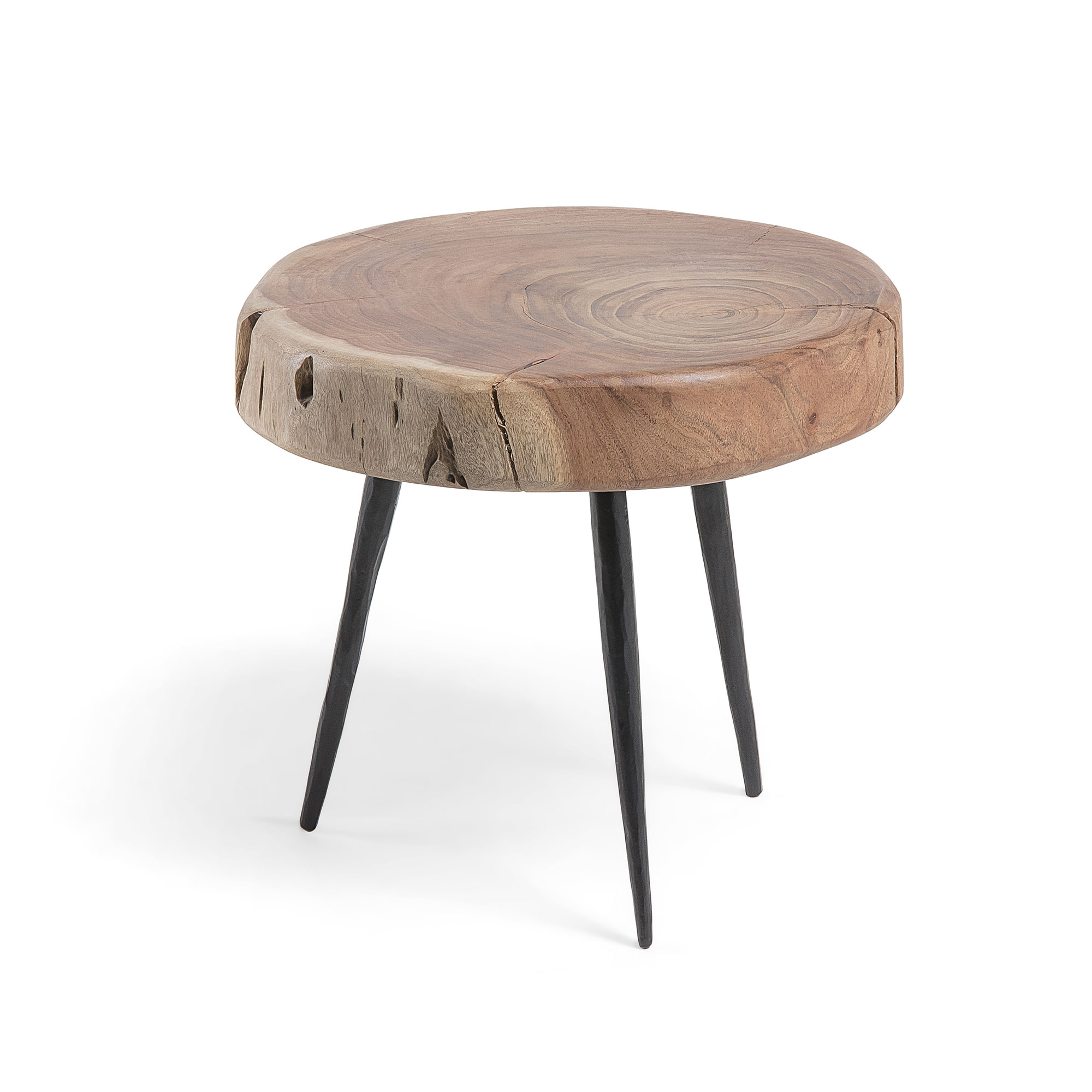 Laforma Rousy Sidebord - Natur/Sort Akacietræ/Metal Dagligstue