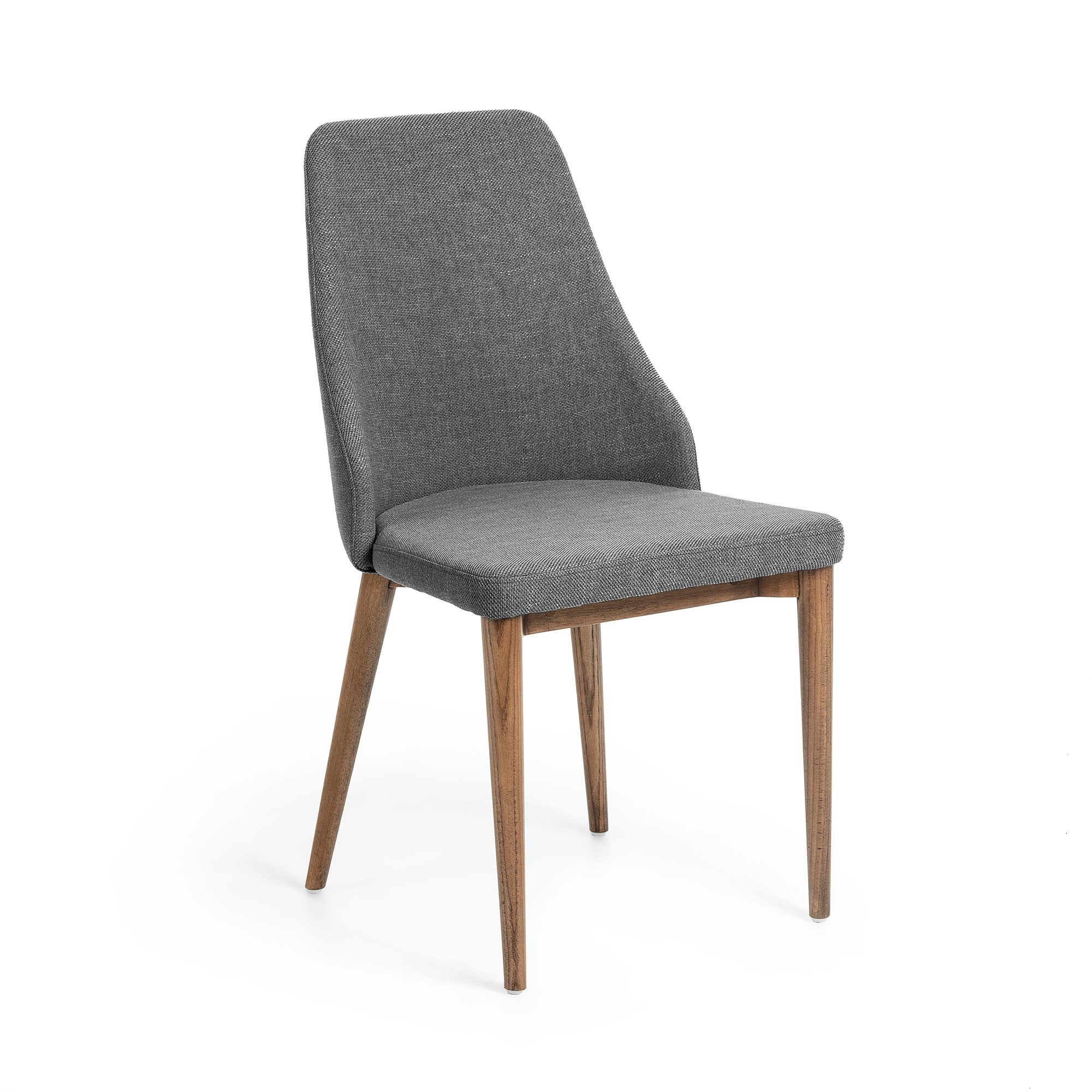 Laforma Laforma Roxie Spisebordsstol - Mørkegrå/Natur Stof/Asketræ Spisestue