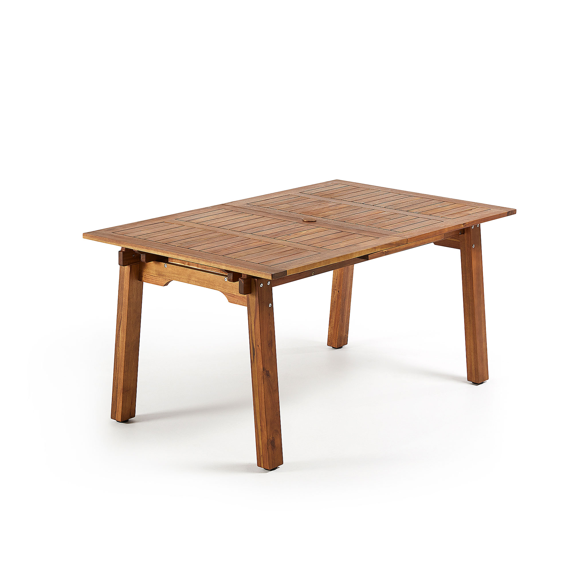 Laforma Laforma Hemming Spisebord - Natur Akacietræ, Inkl. Tillægsplade, Rektangulær (160(210)X100) Spisestue