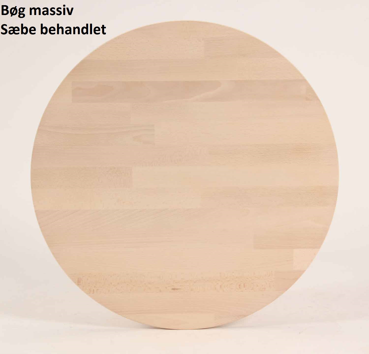 Furbo Rund Spisebord - Massiv Behandlet Bøg (Ø100) Sæbe Bøg Spisestue
