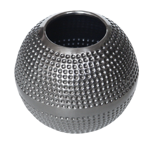 Fuhrhome Fuhrhome Stockholm Vase - Sort Jern, Kugleformet Boligtilbehør