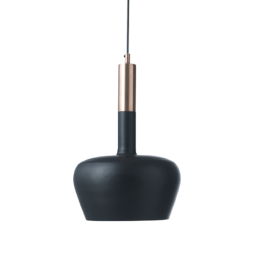 Fuhrhome Munich Loftslampe - Sort/Kobber Aluminium (Ø 30) Belysning