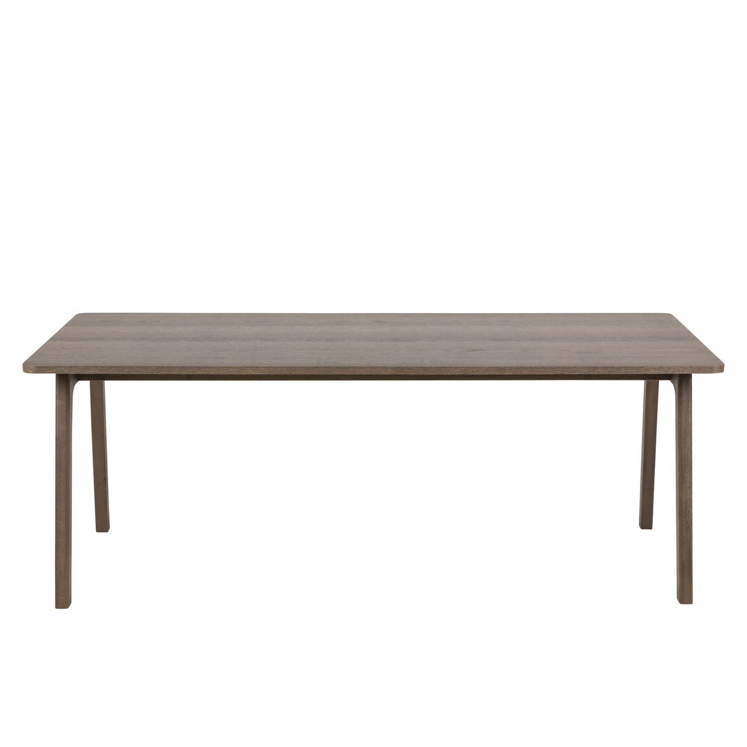 Nordi spisebord - brun egetræsfinér/egetræ, m. udtræk (200x100) Billede af Nordi spisebord - brun egetræsfinér/egetræ, m. udtræk (200x100)