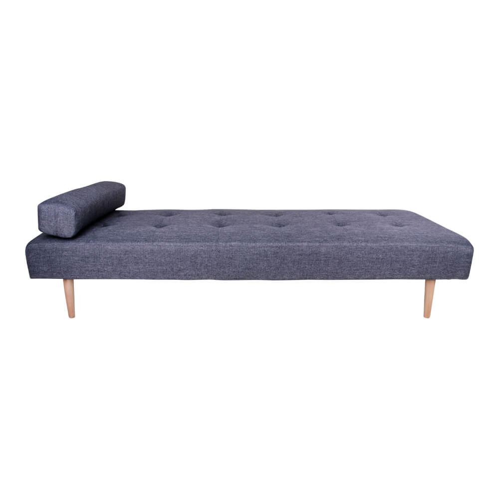 House Nordic House Nordic Capri Daybed - Gråt Stof M. Træben, M. Pude (200X80) Dagligstue