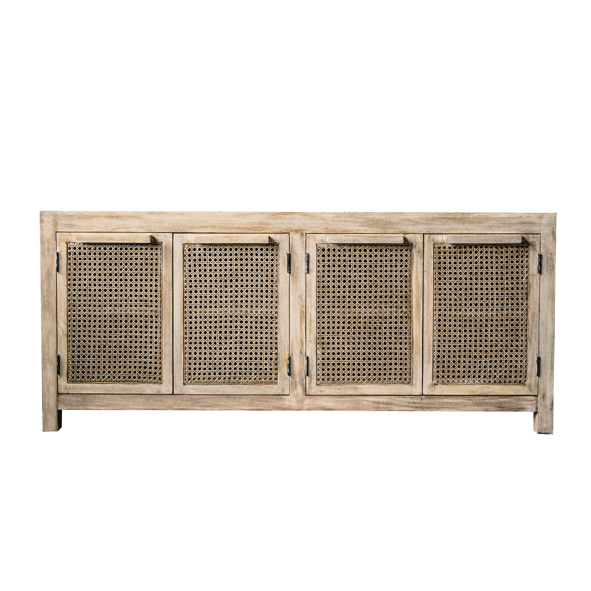 Creative Collection Fleur De Sel Skænk - Mangotræ, M. 4 Låger Spisestue
