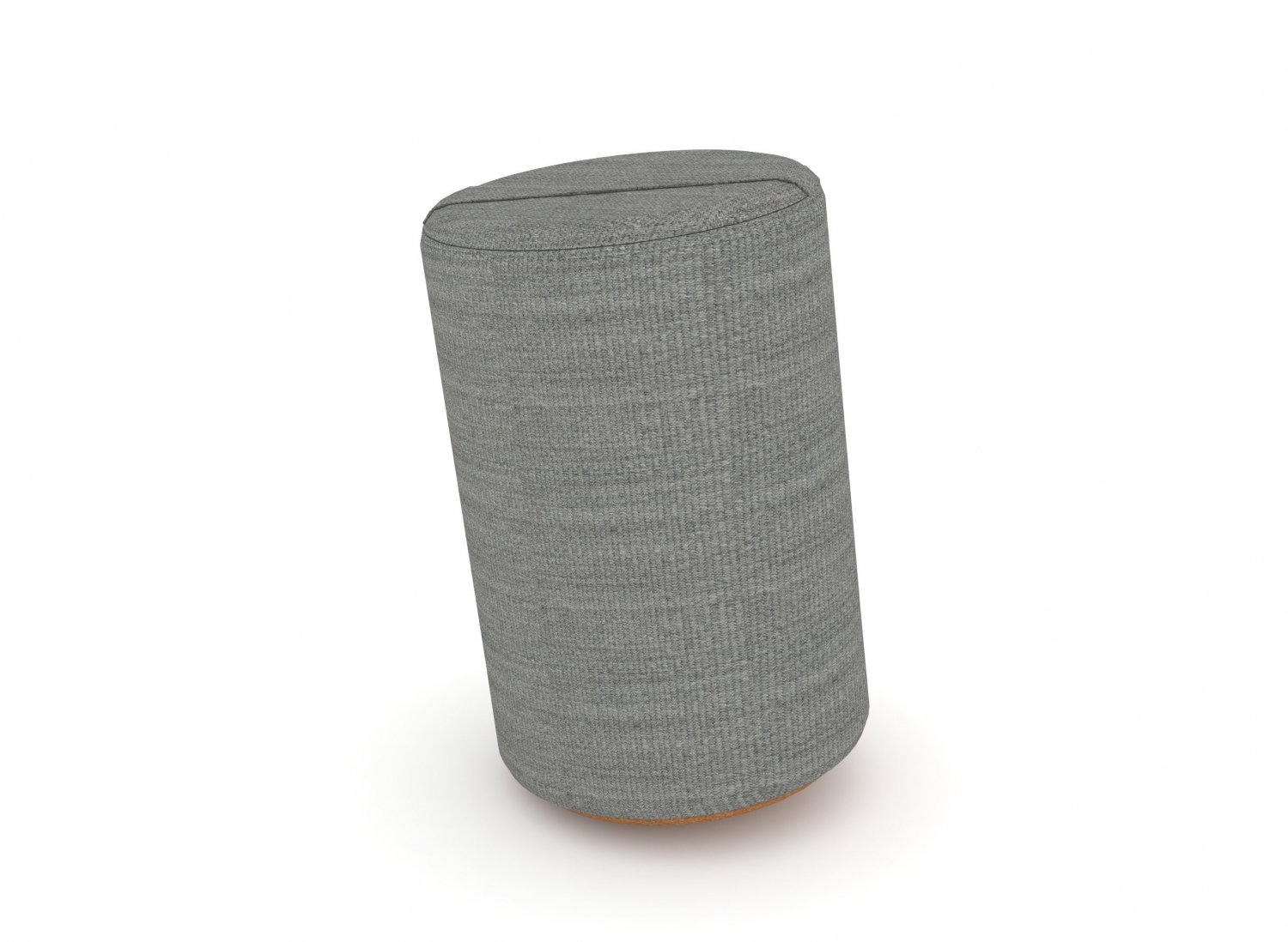 Jensenplus Jensenplus K2 Puf - Lysegrå Stof Og Kork, Ergonomisk (Ø 32) Dagligstue