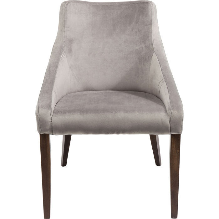Kare Design Stol, Mode Velvet Grå Spisestue