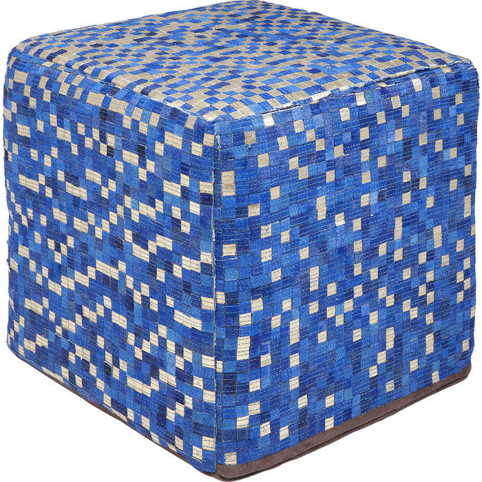 Kare Design Kare Design Puf, Pixel Blue 40 X 40 Cm Dagligstue