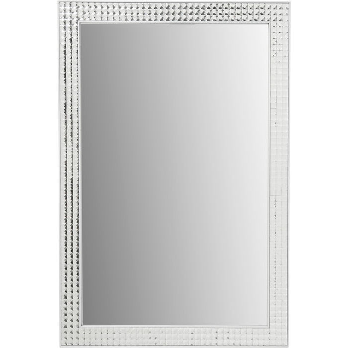 Kare Design Vægspejl Crystals Steel White 80 X 60 Cm