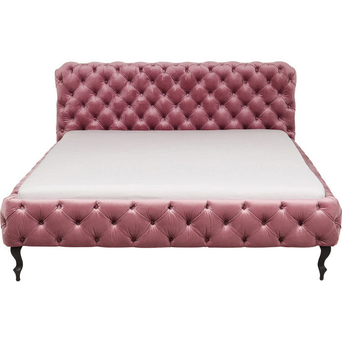 Kare Design Kare Design Seng Desire Velvet Rosa 180 X 200 Cm, Fløjl Soveværelse