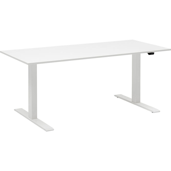Kare Design Rektangulær Tavola White Smart Bordplade - Hvid Melamin (160X80) Kontor