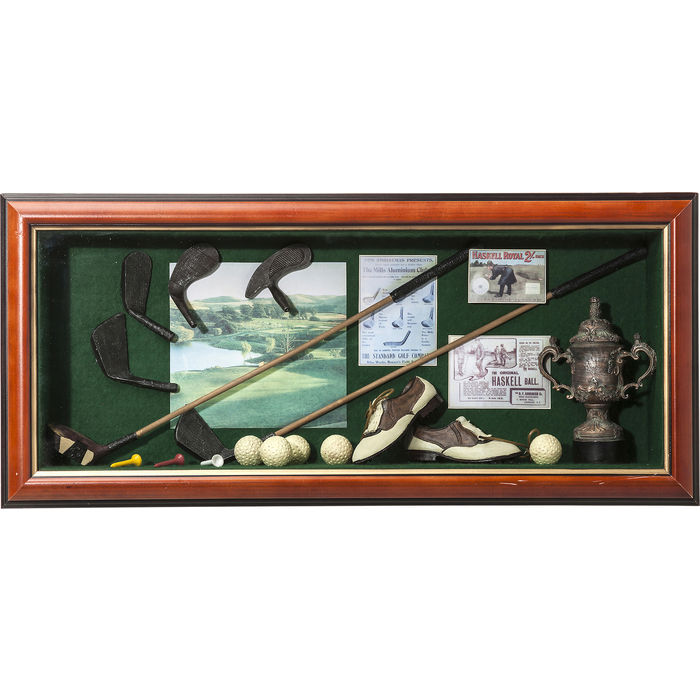 Kare Design Vægdekoration Deco Shadow Box Golfer Boligtilbehør
