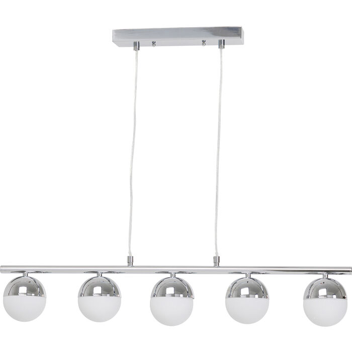 Kare Design Kare Design Kaya Black Loftlampe - Glas Og Krom Stål Belysning