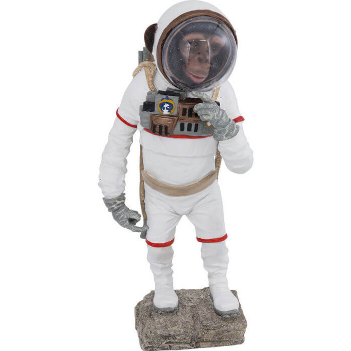 Kare Design skulptur, Deco Figurine Space Monkey 49 cm, polyresin Billede af Kare Design skulptur, Deco Figurine Space Monkey 49 cm, polyresin