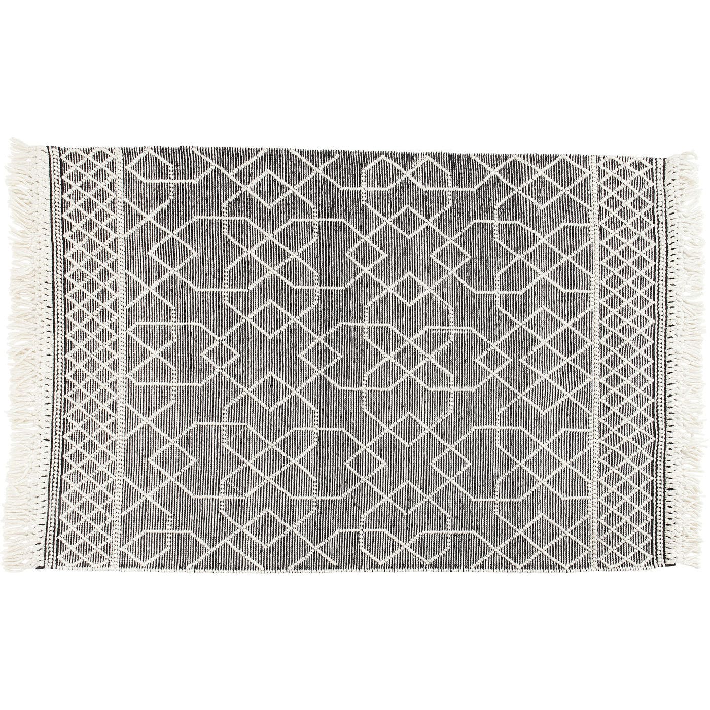 KARE DESIGN Souk gulvtæppe - grå/hvid uld/bomuld/nylon, håndlavet (240x170) Billede af KARE DESIGN Souk gulvtæppe - grå/hvid uld/bomuld/nylon, håndlavet (240x170)