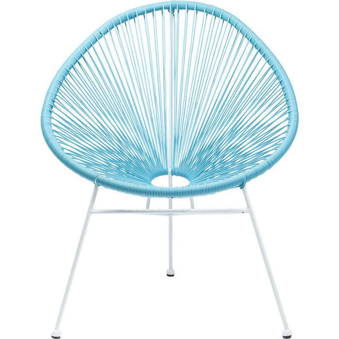 Kare Design Havestol, Spaghetti Lys Blå Havemøbler