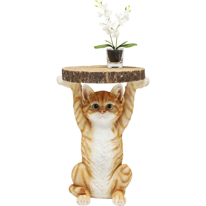 Kare Design Sidebord, Animal Ms Cat Ø33Cm Dagligstue