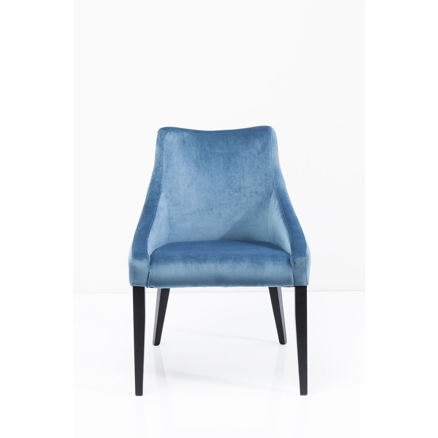 KARE DESIGN Black Mode Velvet Bluegreen lænestol - blåt/grønt stof/bøg, m. armlæn Billede af KARE DESIGN Black Mode Velvet Bluegreen lænestol - blåt/grønt stof/bøg, m. armlæn