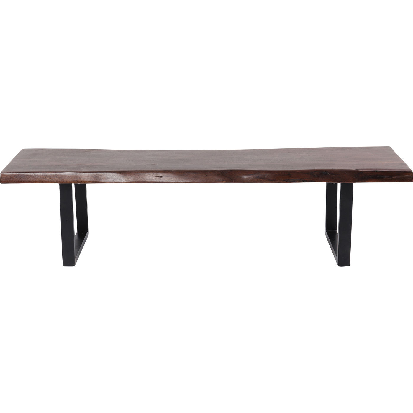 KARE DESIGN Black Nature Walnut bænk - valnøddebrunt akacietræ/sort stål, unik (160x45) Billede af KARE DESIGN Black Nature Walnut bænk - valnøddebrunt akacietræ/sort stål, unik (160x45)