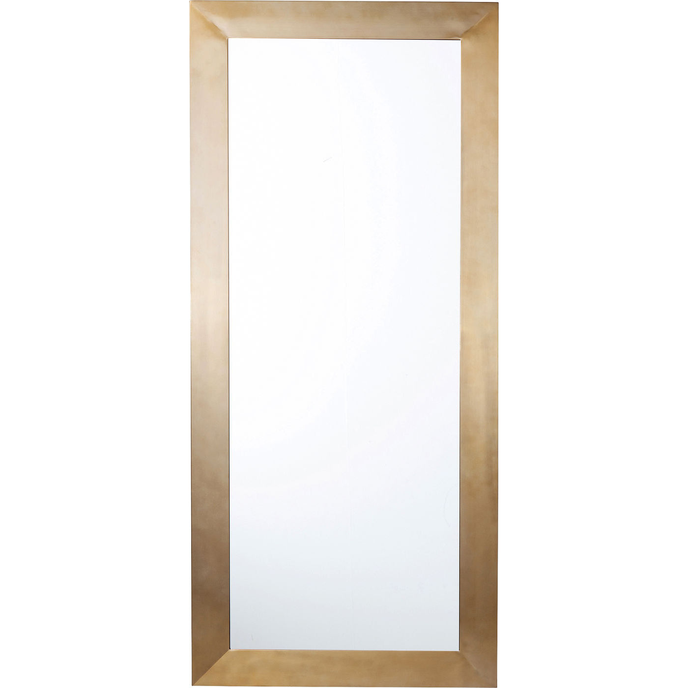 Kare Design Kare Design Thunder Vægspejl - Spejlglas/Messing Stål, Rektangulær (180X80) Boligtilbehør