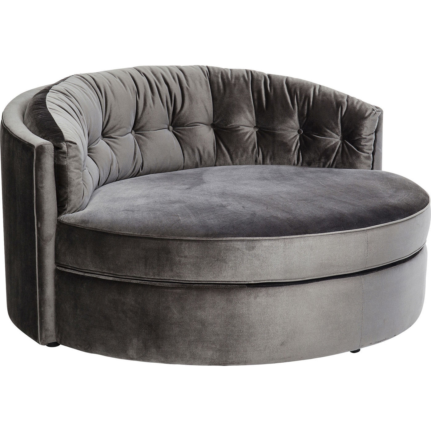 Kare Design Kare Design Love Seat Music Hall Grey Sofa - Gråt Stof/Stål Dagligstue