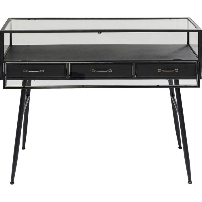 Kare Design Kare Design Rektangulær Display Black Konsolbord, M. 1 Låge Og 3 Skuffer - Sort (100X46) Entré