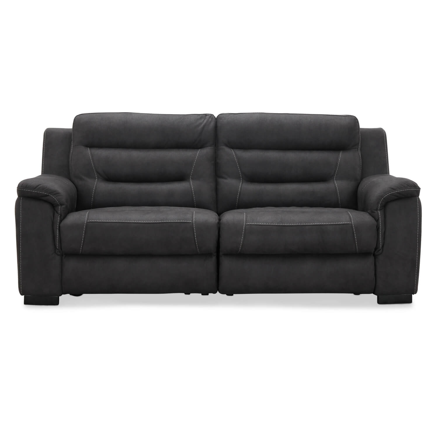 HAGA King 2 personers Biograf sofa med el recliner, Grå stof HAGA King 2 personers Biograf sofa med el recliner, Grå stof