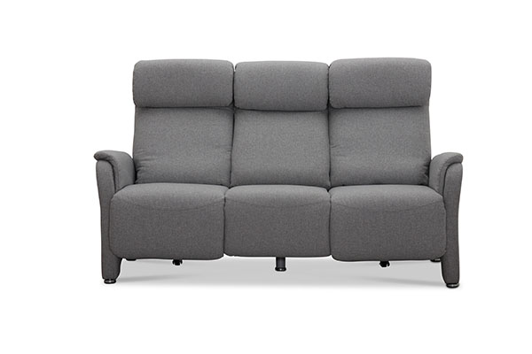Lexington 3 Personers Recliner Biograf Sofa, Grå Stof Dagligstue