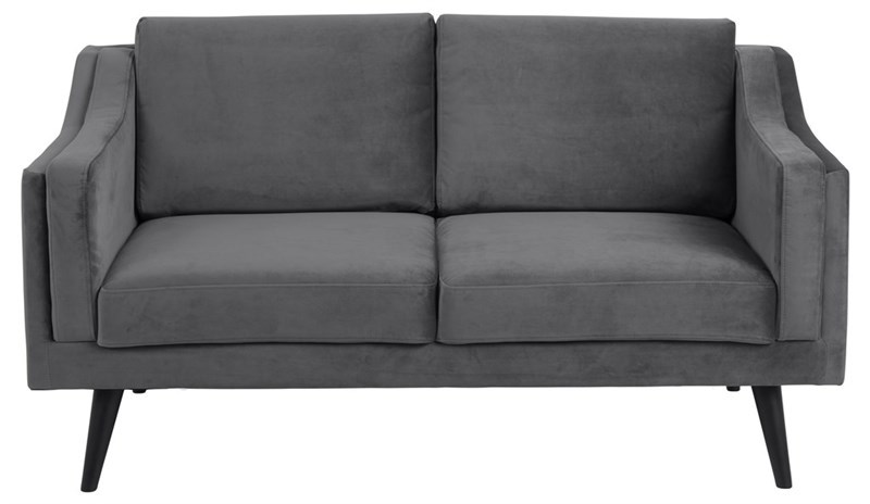 Act Nordic Montreal 2 Pers. Sofa - Mørkegrå Stof Og Sort Gummitræ