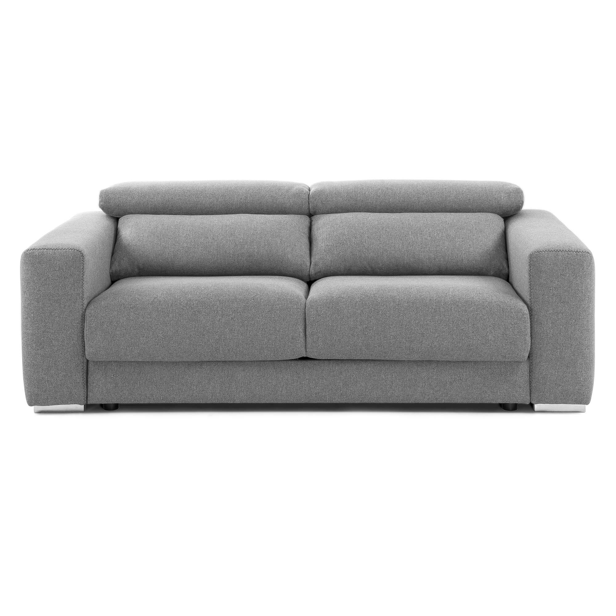 LAFORMA Singapore sofa lysegråt stof, justerbar, 3 pers. Stofsofaer