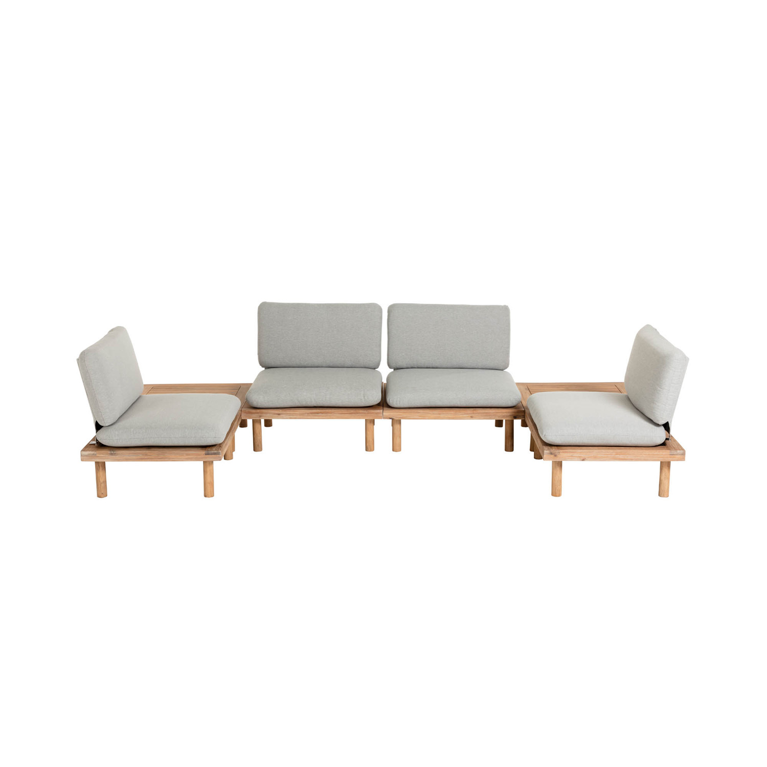 Laforma Viridis 4 Armchairs And 2 Tables Set