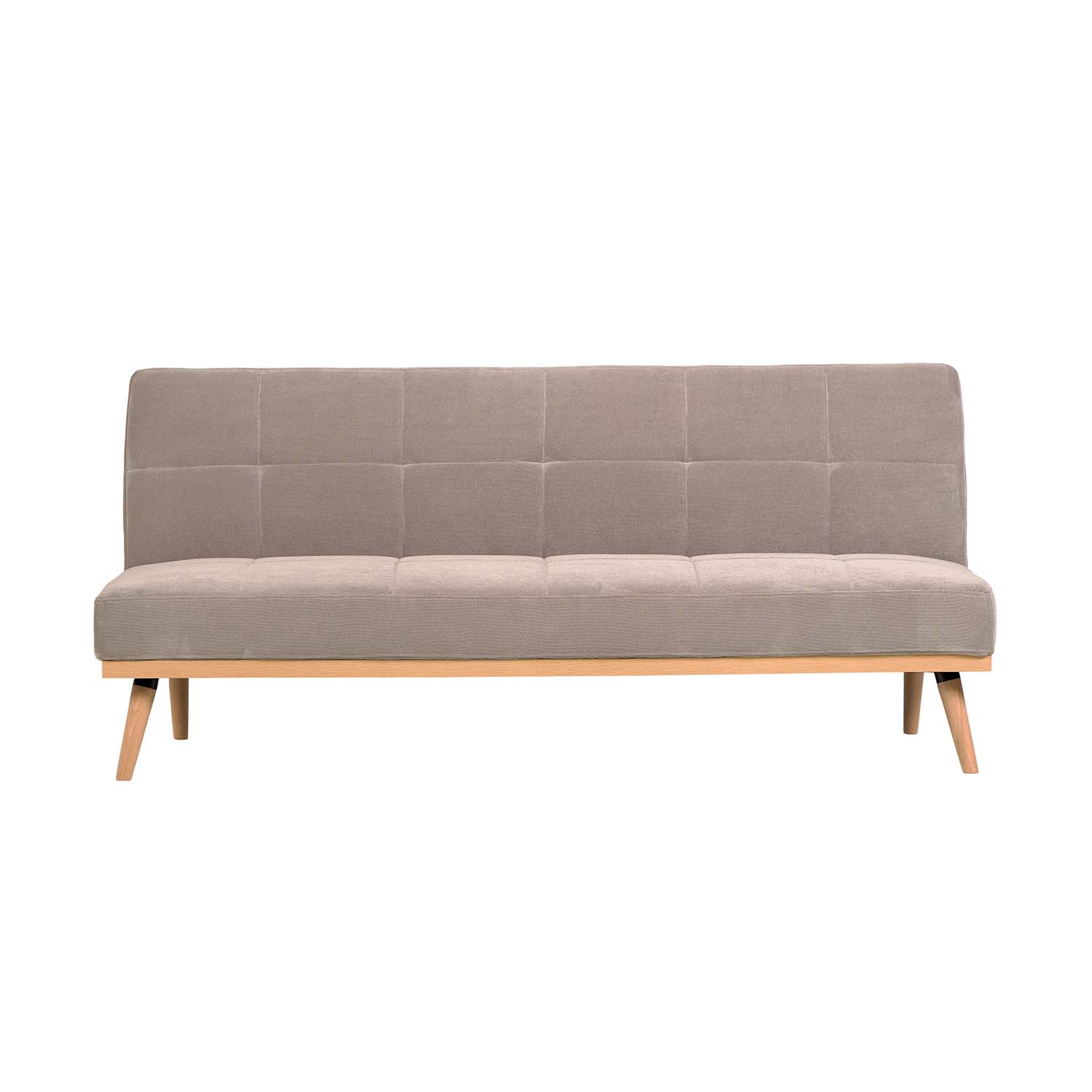 Laforma Nirit Sovesofa - Grå Stof Og Natur Træ Dagligstue