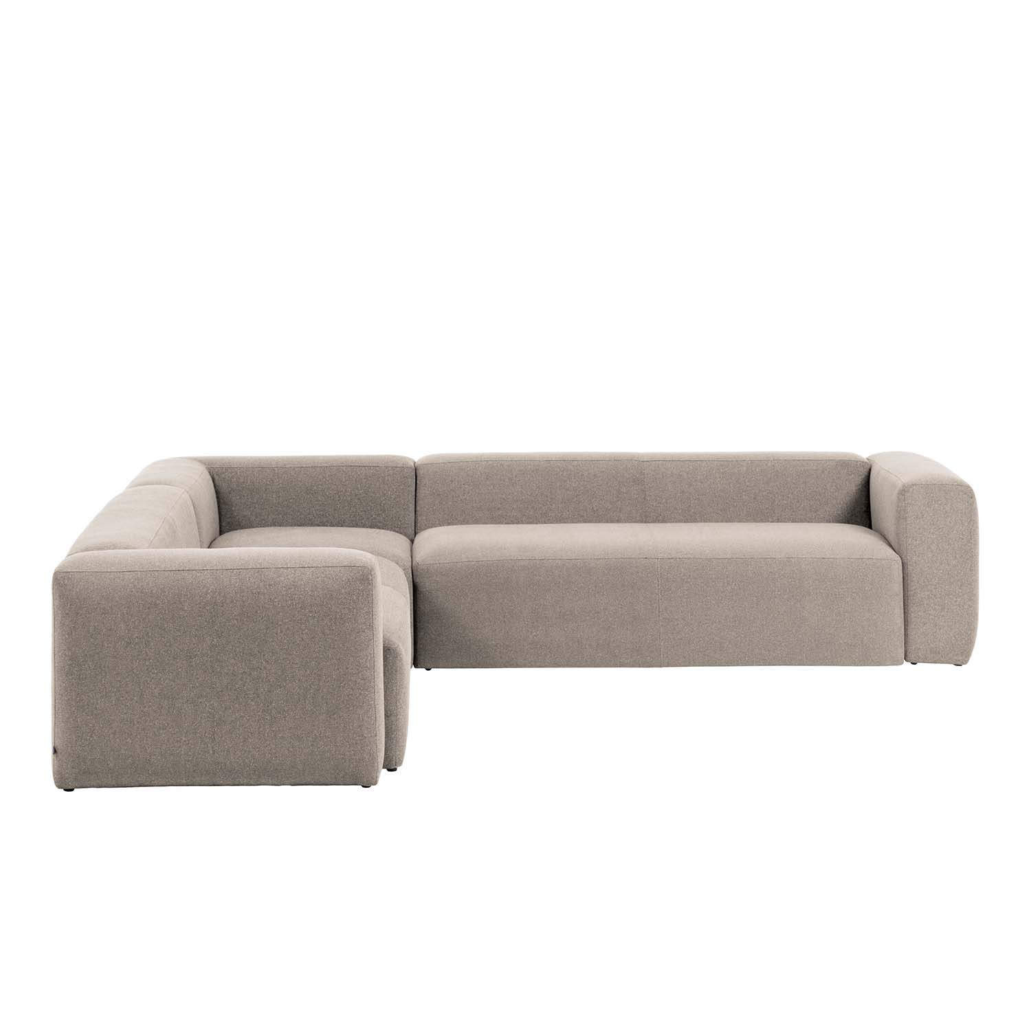 Laforma Blok Hjørnesofa - Beige Polyester
