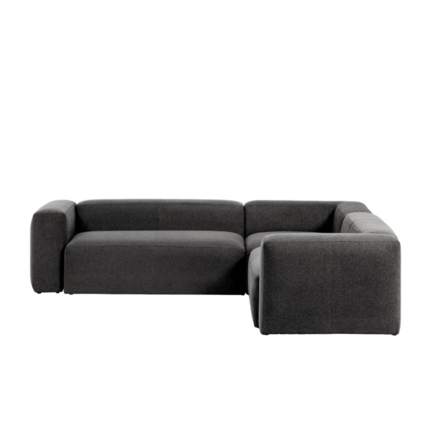 Laforma Blok Hjørnesofa - Grå Polyester Dagligstue