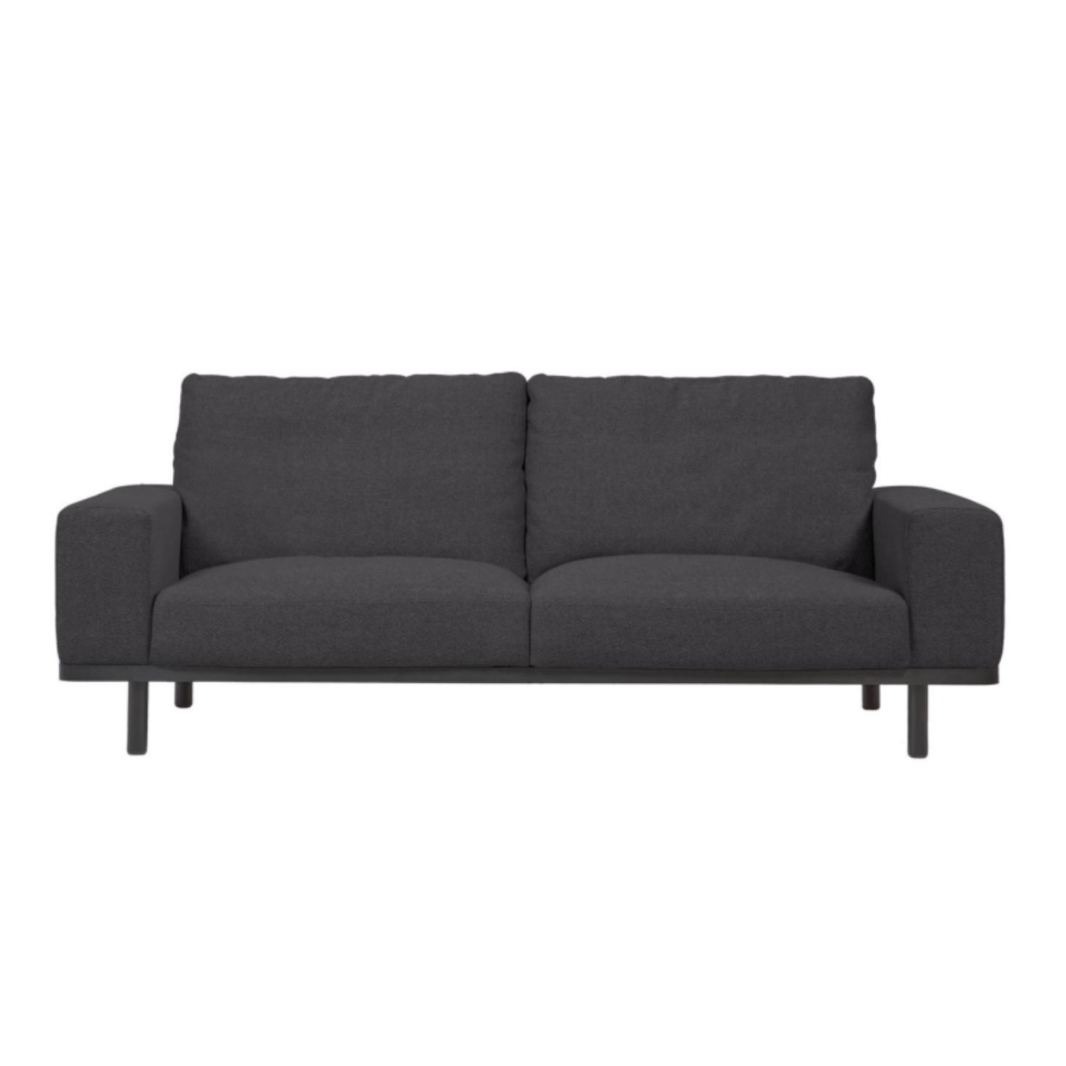 Laforma Noa 3 Pers. Sofa - Grå Polyester Og Stål Dagligstue