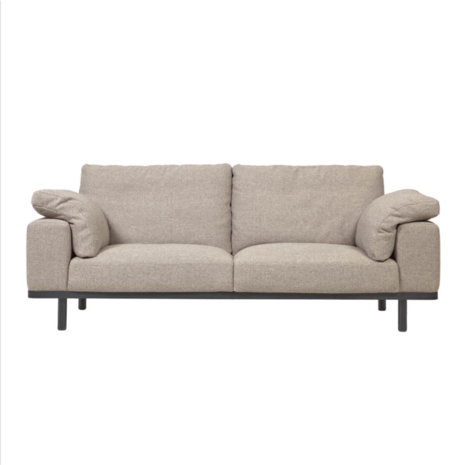 Laforma Laforma Noa 3 Pers. Sofa - Beige Polyester Og Stål Dagligstue