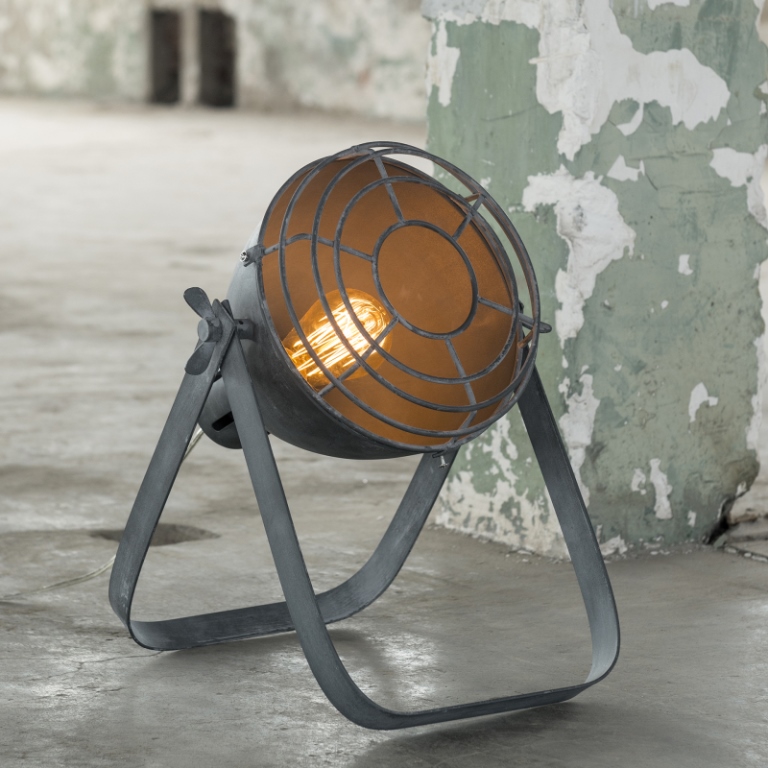 Furbo Bordlampe - Stål M. Beton Look (H 60)