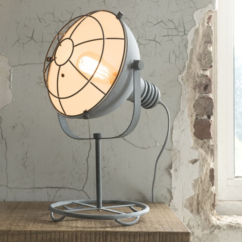 Furbo Bordlampe - Stål M. Beton Look (H 44,5)