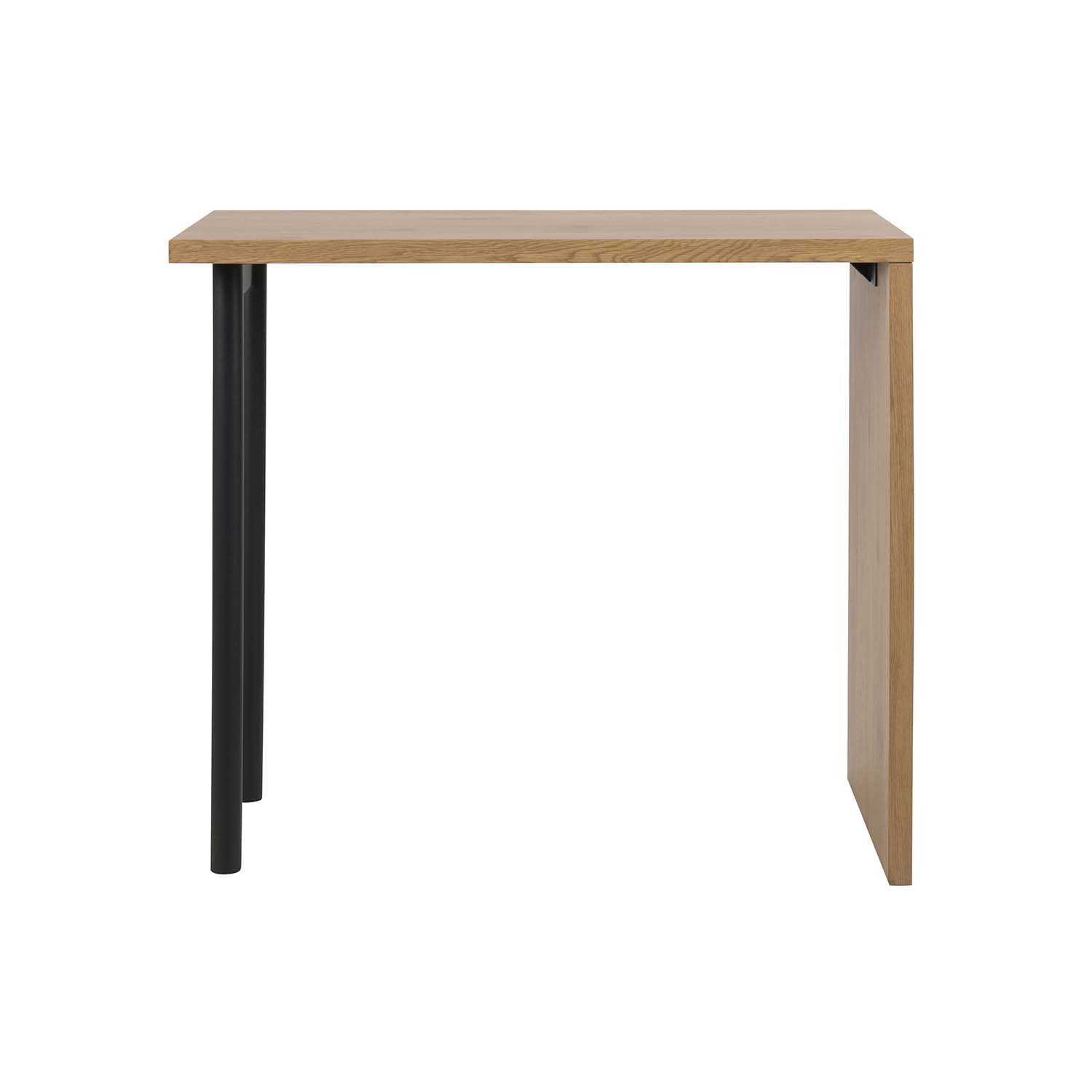 Act Nordic Rektangulær Budgie Barbord - Natur Papir Vild Eg Og Sort Metal (120X60)