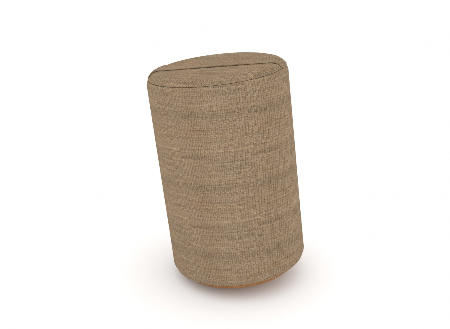 Jensenplus Jensenplus K2 Puf - Beige Stof Og Kork, Ergonomisk (Ø 32) Dagligstue