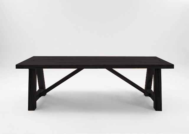 Bodahl Nantes Spisebord - Mocca Black Egetræ, Plankebord 200 X 100 Cm Spisestue
