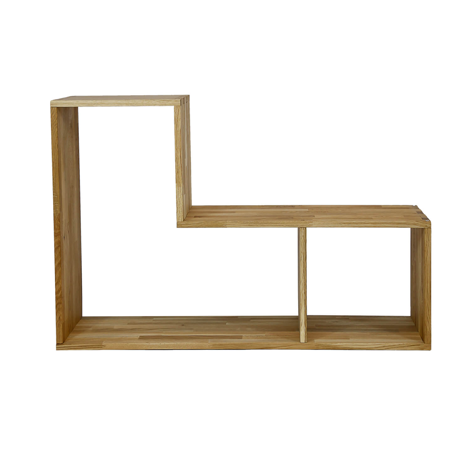 Nocnoi Puzzle Asymmetrisk Reol, M. 2 Rum - Massivt Olieret Eg (70X104) Dagligstue
