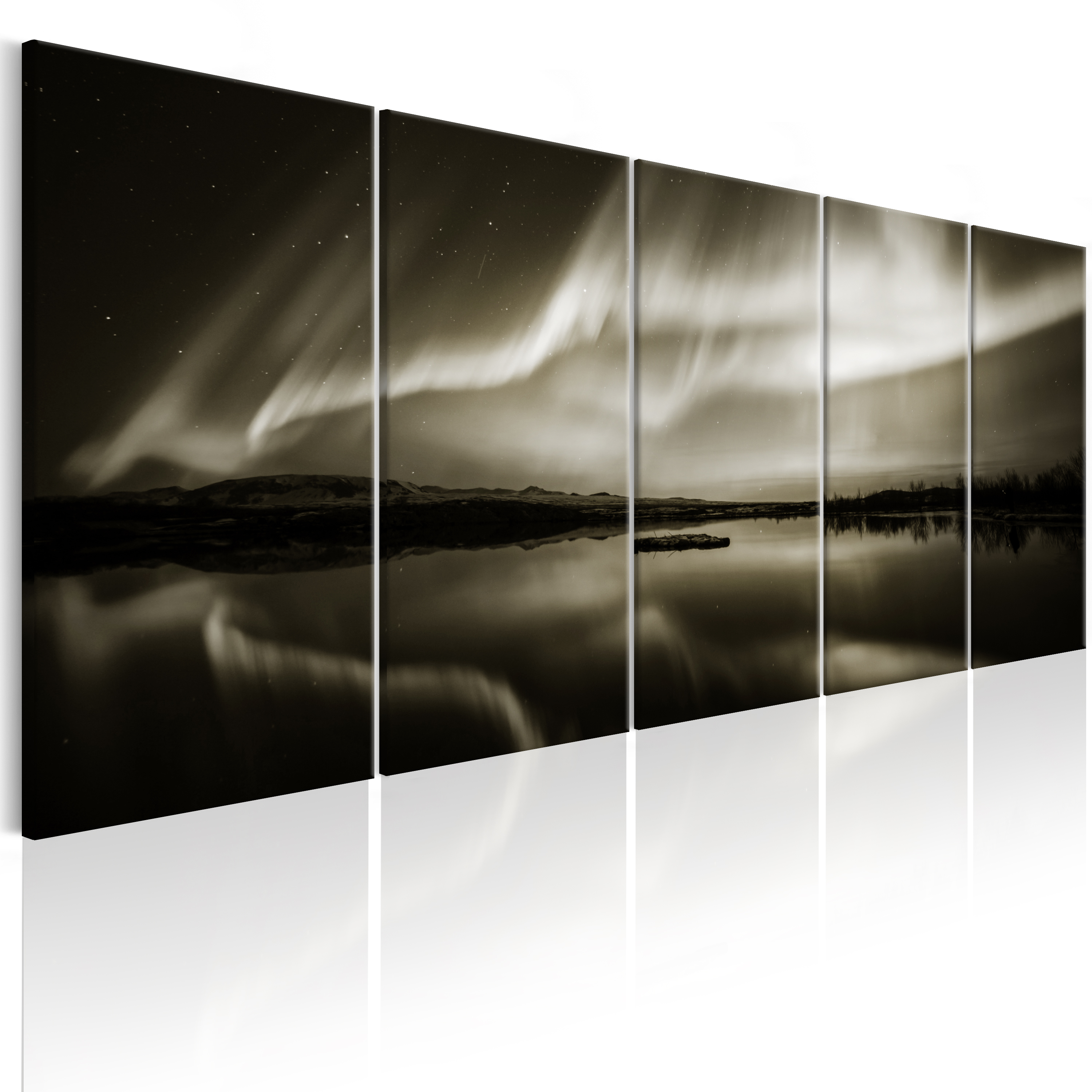 Laforma Rektangulær Kyoko Tv-Bord M. 2 Låger Og 4 Skuffer - Natur Træ Og Sort Metal (150X40) Dagligstue