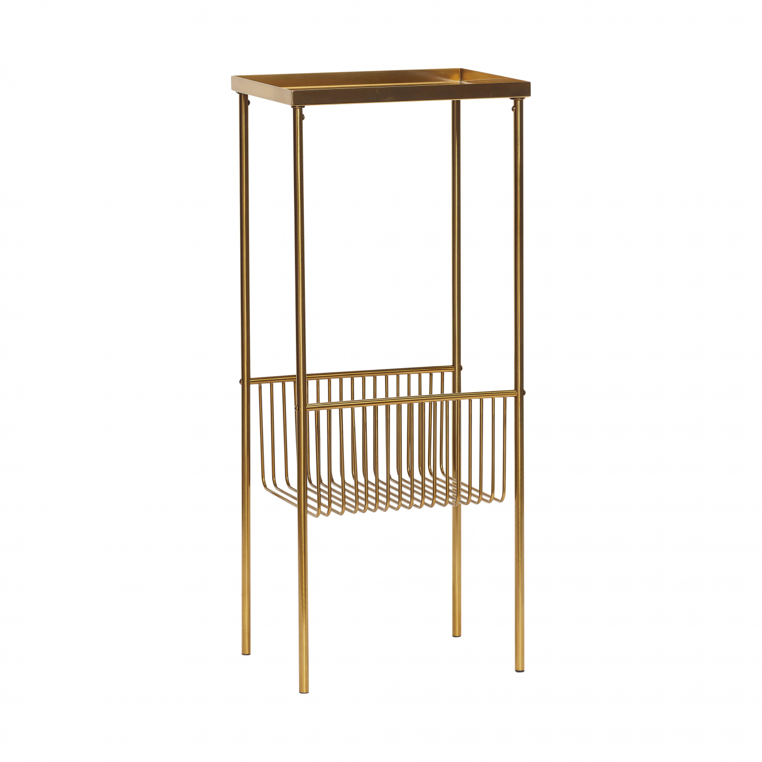 Hübsch Konsolbord Gulfarvet Metal, M. Hylde (43X30)