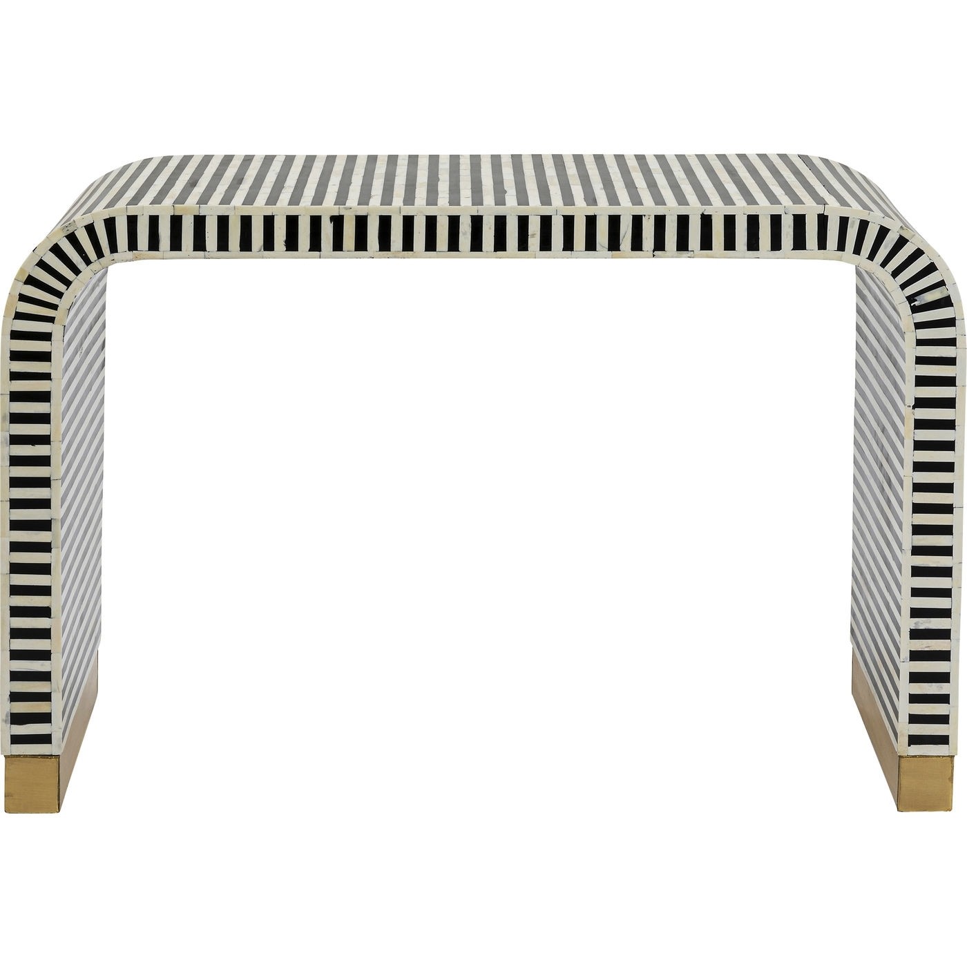 Kare Design Kare Design Rektangulær Swing Konsolbord - Kamelben, Messing Og Polyresin (110X40) Entré