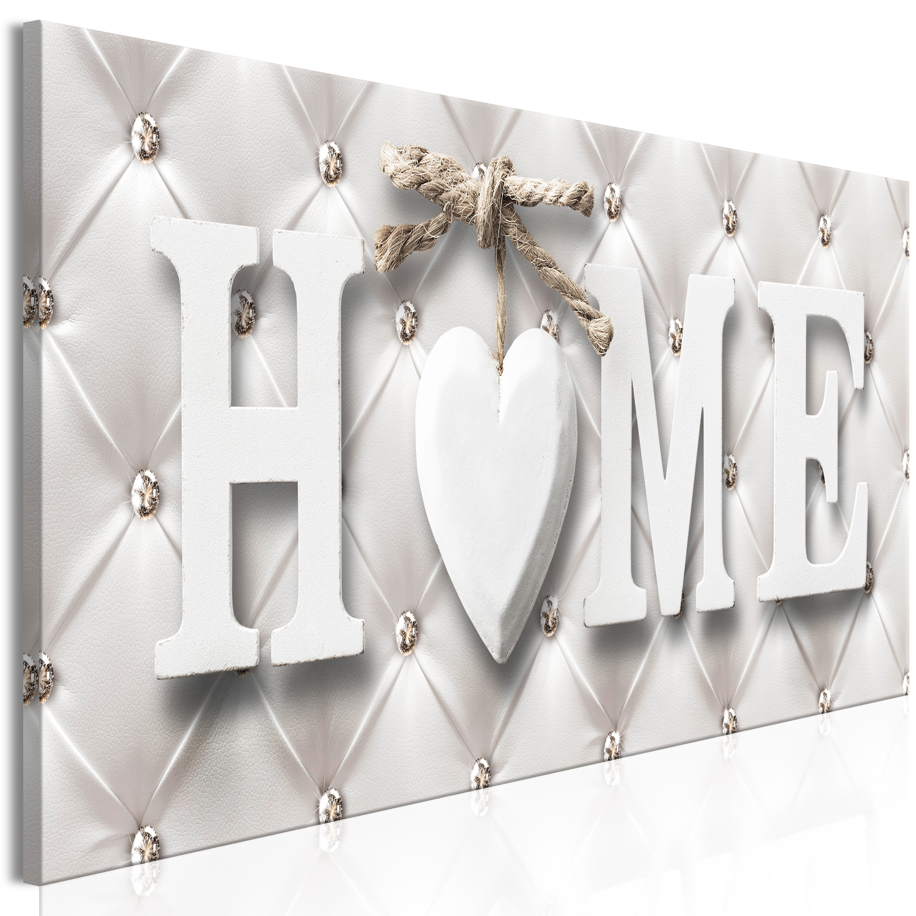 Artgeist Billede - Quilted Home (1 Part) Narrow 150X50 Boligtilbehør
